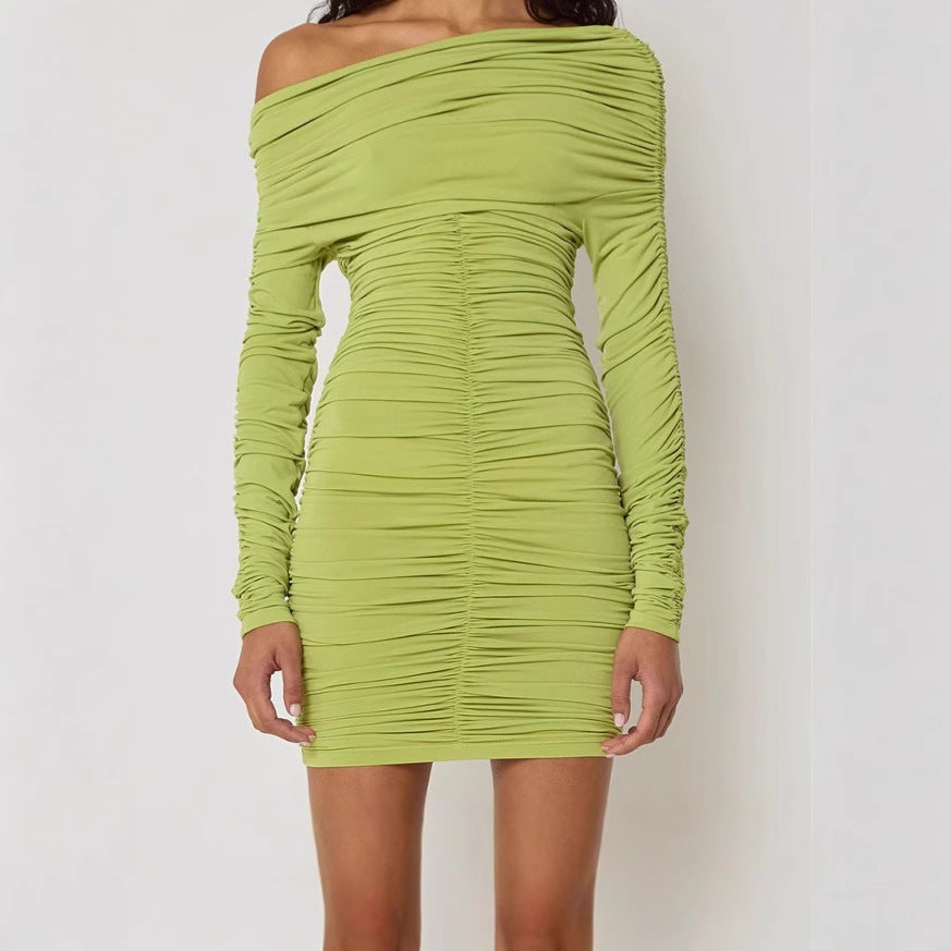 Robe mini ajustée pour femmes avec fronces Chic und Stil