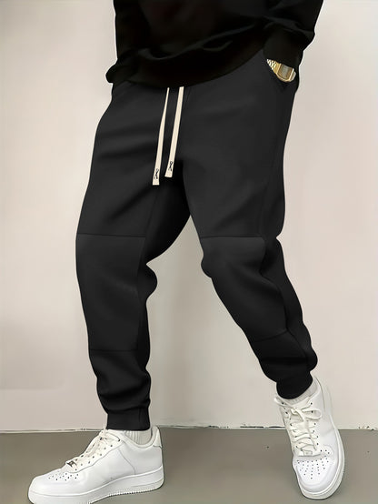 Chic and stylish men's athletic pants with modern color-block elements