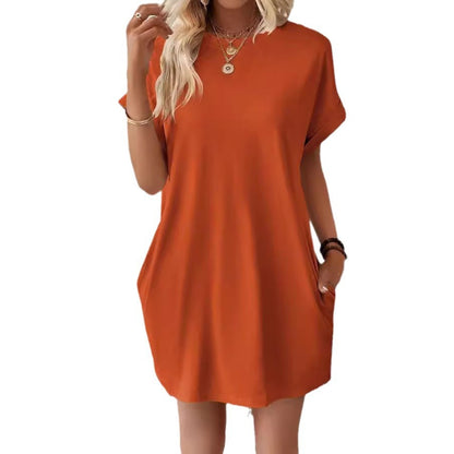 Robe T-shirt décontractée femme Chic und Stil