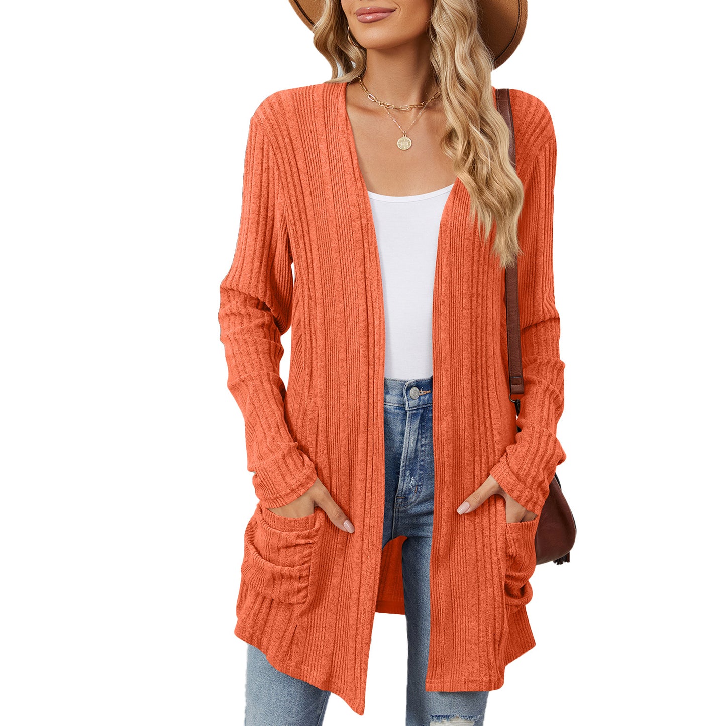 Dames cardigan tricot décontracté Chic und Stil