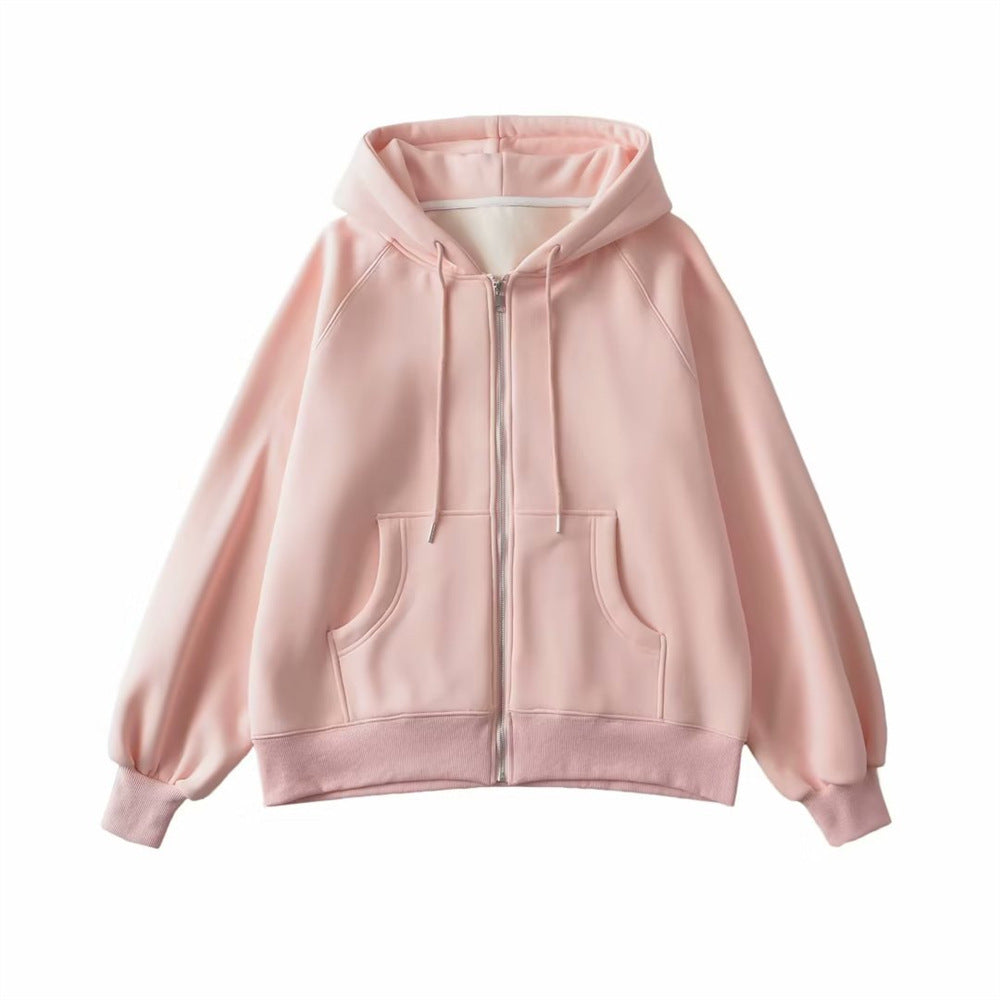 Dames décontractée Oversized veste à capuche Chic und Stil