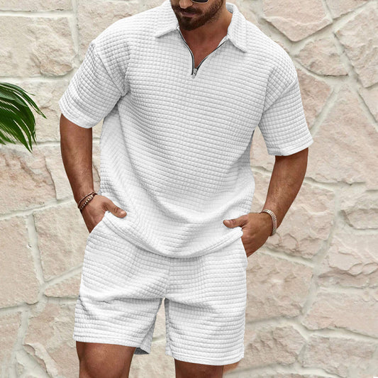 Ensemble t-shirt décontracté et shorts pour hommes Chic und Stil