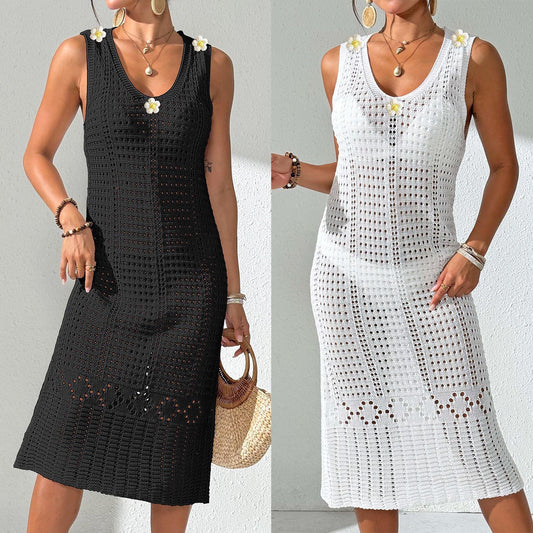 Femmes Robe de plage en crochet élégante Chic und Stil