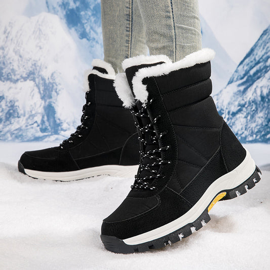 Bottes d'hiver pour femmes avec doublure isolante et semelle antidérapante Chic und Stil