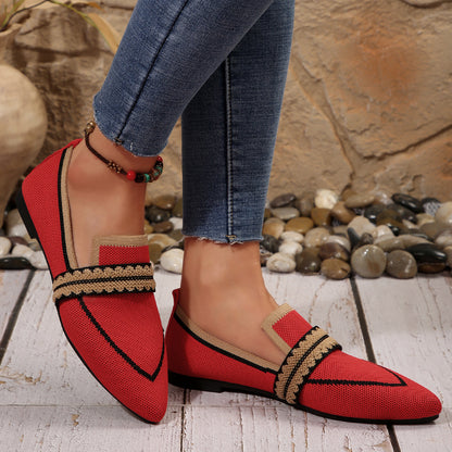 Dames Élégantes Mocassins Chic und Stil