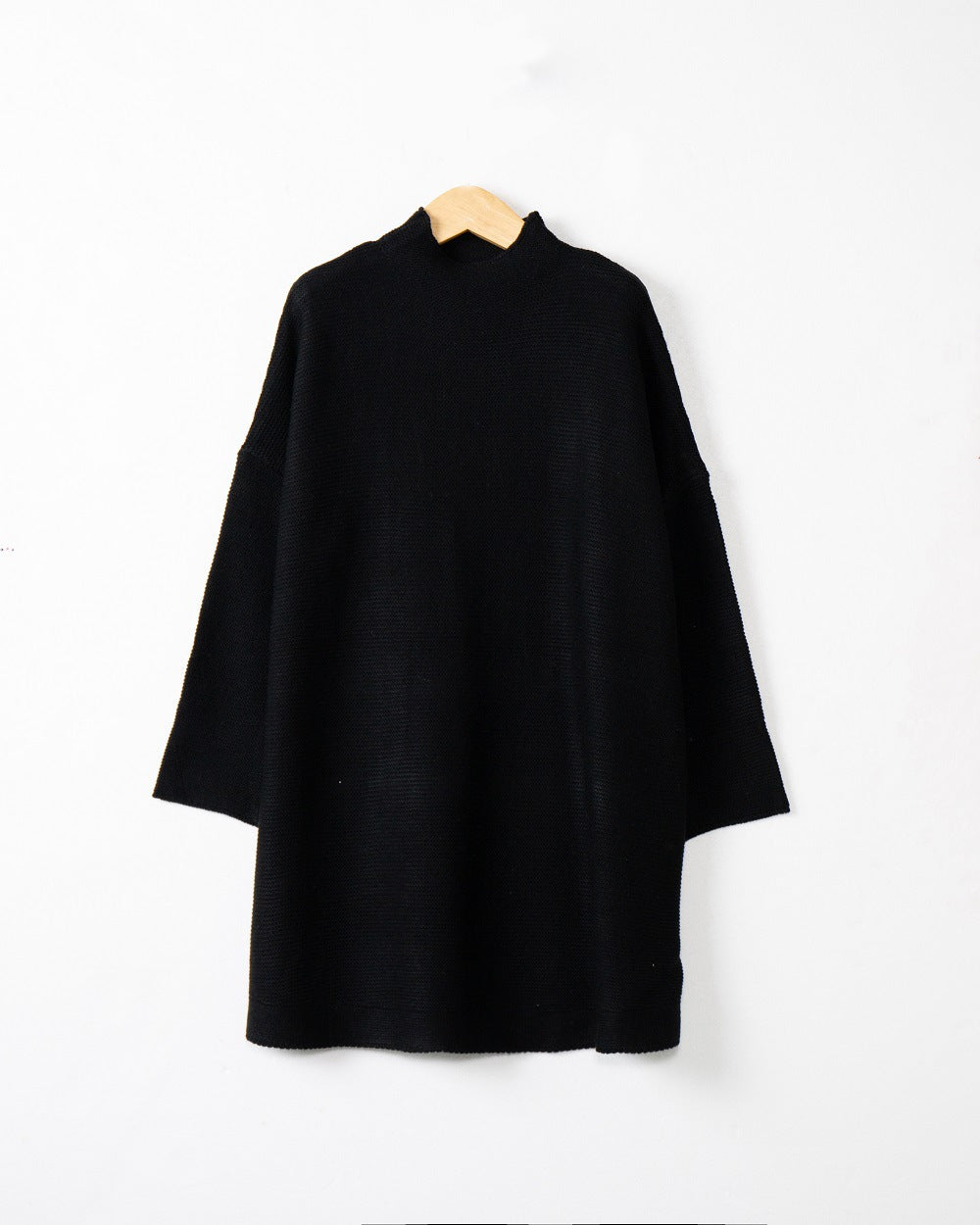 Dames Grand pull à col roulé en tricot doux Chic und Stil