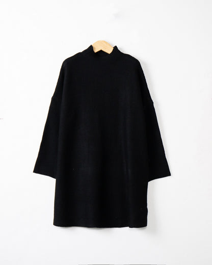 Dames Grand pull à col roulé en tricot doux Chic und Stil