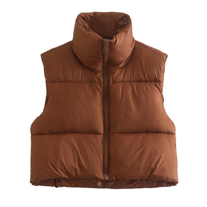 Dames gilet de chaleur jusqu'aux hanches Chic und Stil