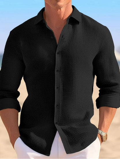 Chemise structurée légère pour hommes avec une coupe moderne Chic und Stil
