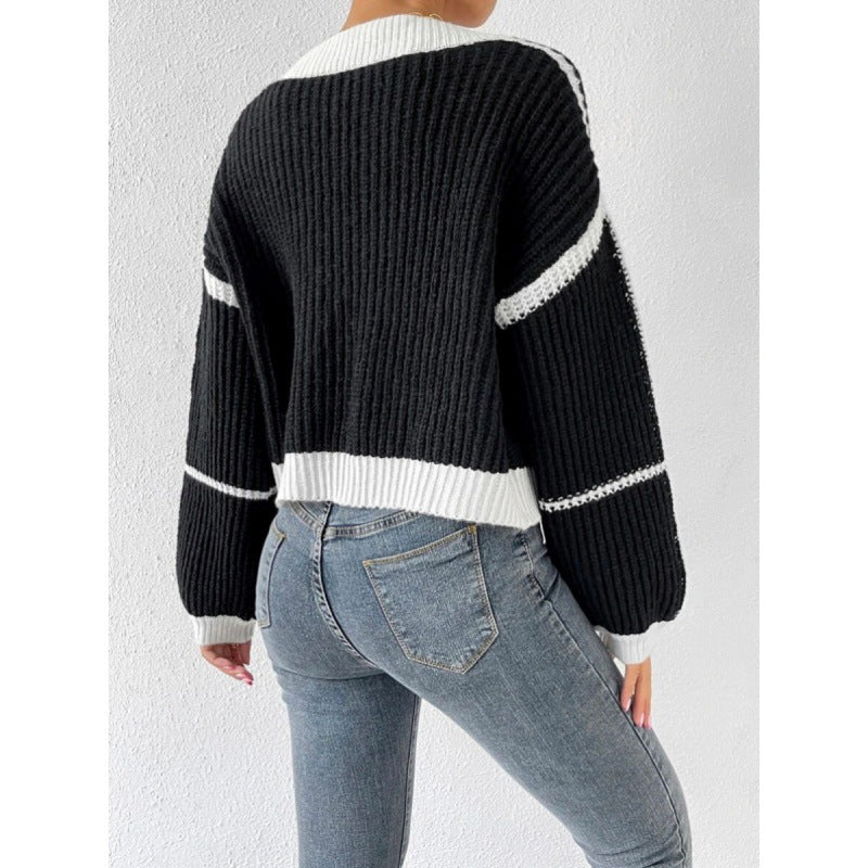 Dames Grand cardigan en tricot avec des manches volumineuses Chic und Stil