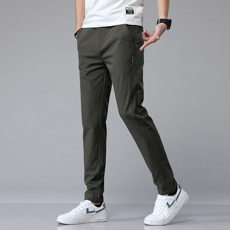 Functional sports pants for men with side zip pockets Chic and Style
