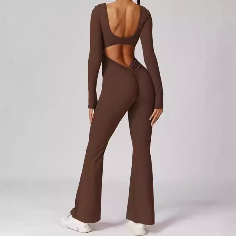 Dames Combinaison à manches longues sportive avec coupe ajustée Chic und Stil