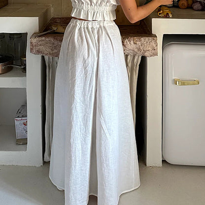 Dames ensemble d'été léger au style décontracté avec des liens Chic und Stil