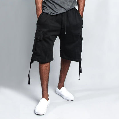 Shorts cargo pour hommes avec plusieurs poches pratiques et une taille élastique Chic und Stil