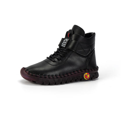 Bottes d'hiver pour femmes avec fermeture velcro réglable et profil robuste Chic und Stil