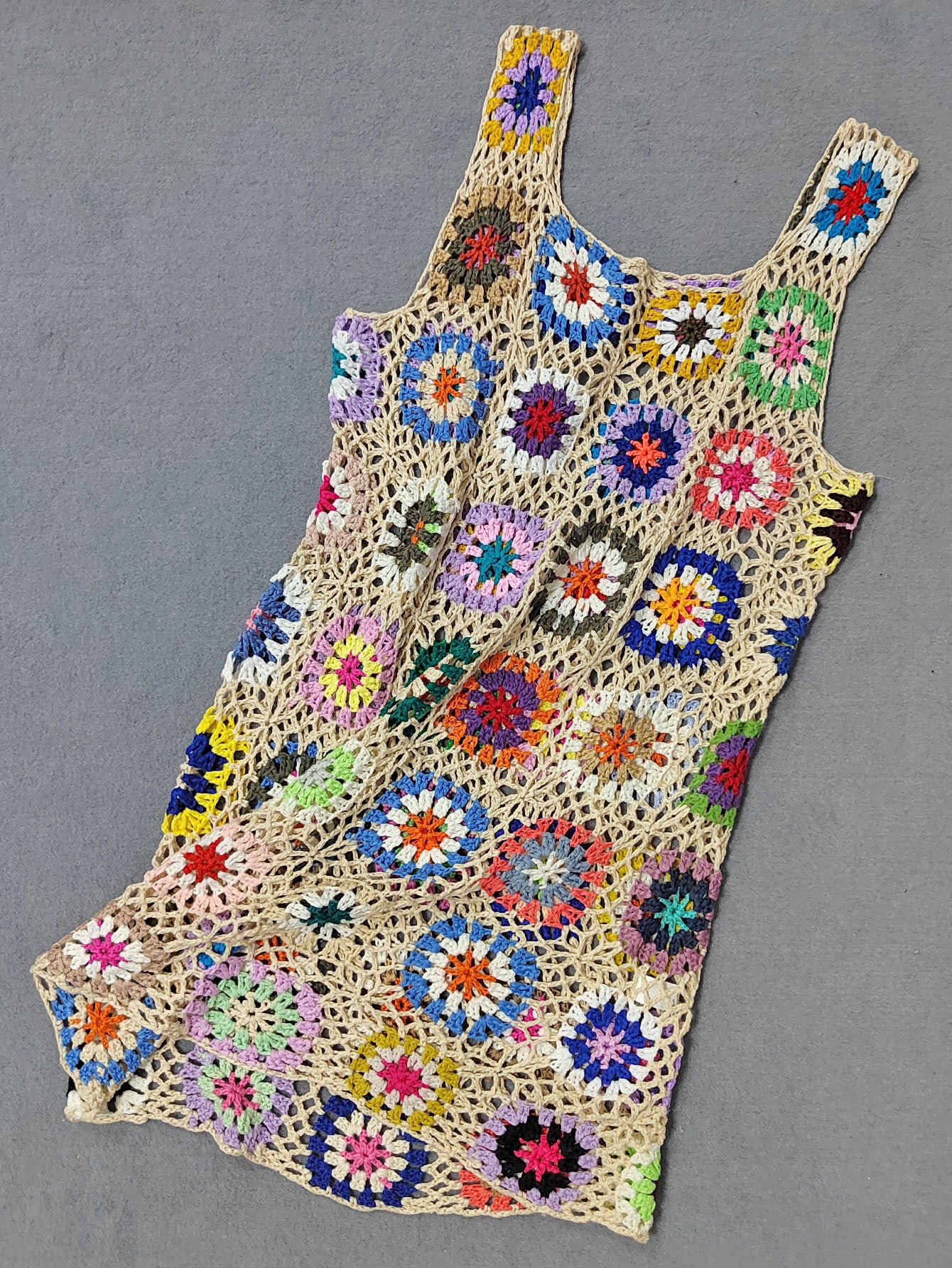 Robe de plage à motif de fleurs au crochet pour femmes Chic und Stil