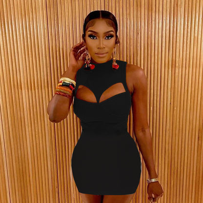 Robe mini cut-out stylée pour femmes Chic und Stil