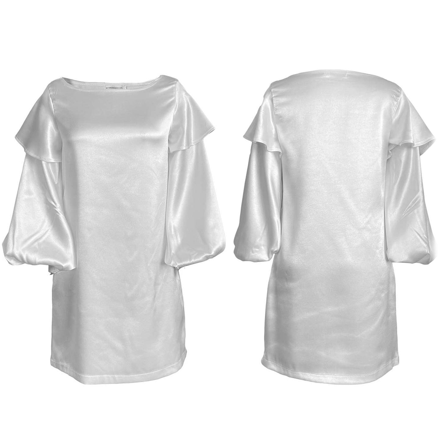 Robe élégante pour femmes avec des manches volumineuses et fluides Chic und Stil