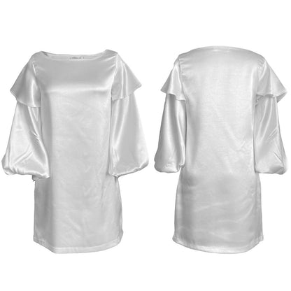 Robe élégante pour femmes avec des manches volumineuses et fluides Chic und Stil