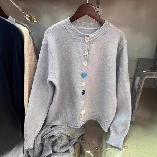 Femme pull en tricot ludique Chic und Stil