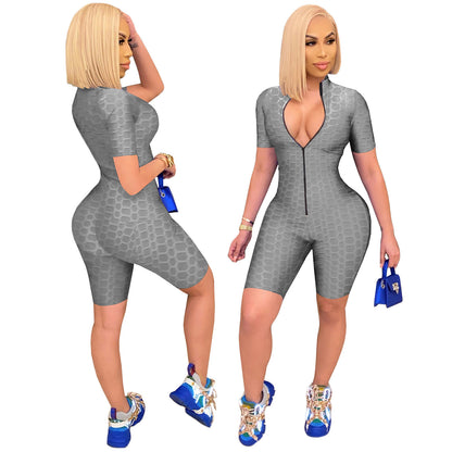 Combinaison de sport pour femmes avec fermeture éclair et coupe cintrée Chic und Stil