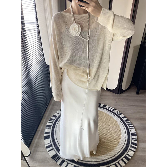 Pull en tricot décontracté pour femme Chic und Stil