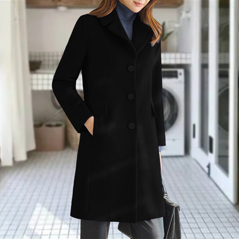 Ladies classic wool coat Chic and Style
