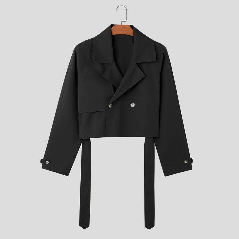 Veste courte pour femmes avec double boutonnage et ourlet à nouer Chic und Stil