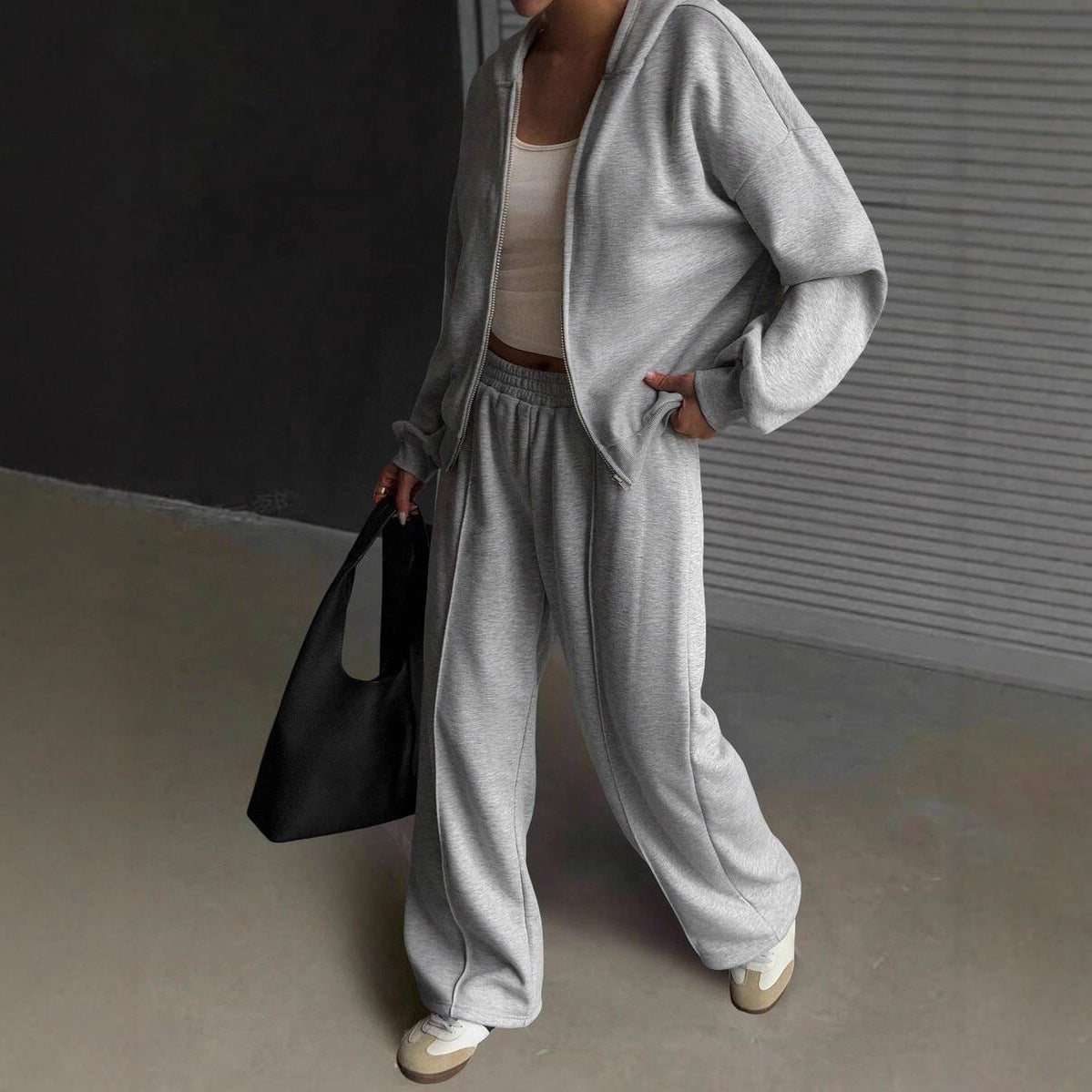 Ladies comfortable hoodie and casual leisure pants Chic and Style