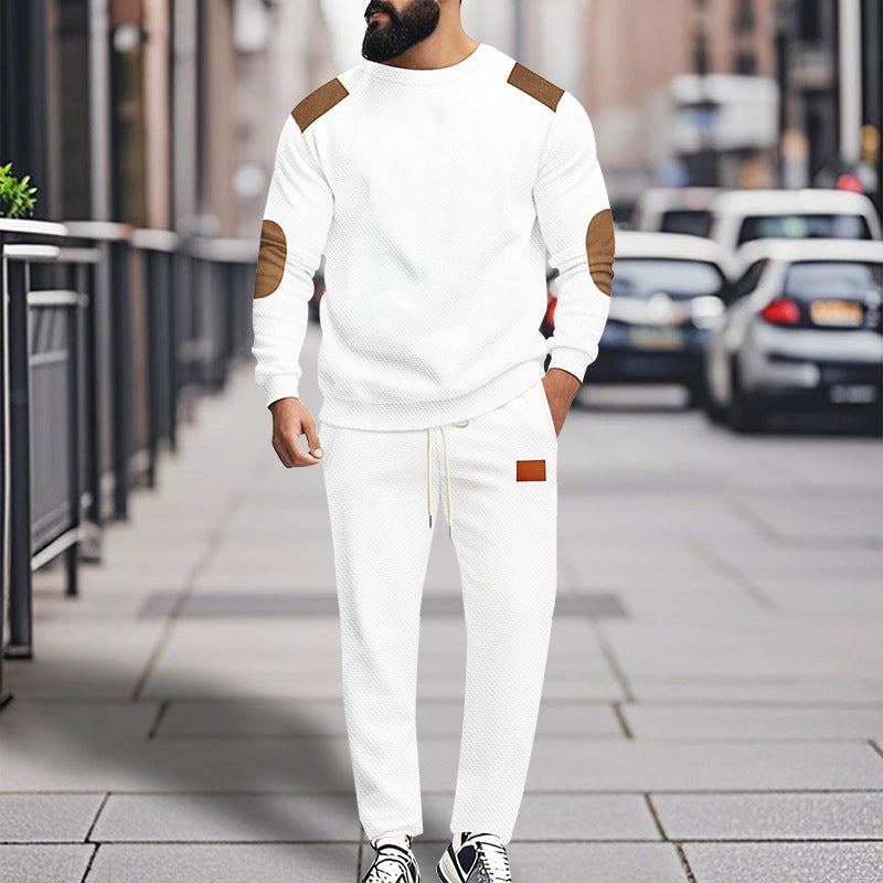 Men's chic and stylish sweatshirt and jogger pants set