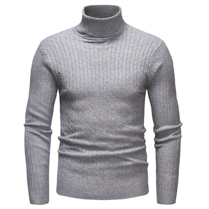 Pull-over à col roulé élégant pour hommes en fine maille Chic und Stil