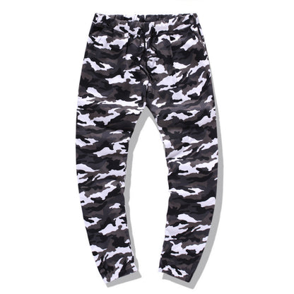 Men's cargo pants with modern camouflage design and elastic waistband Chic and Style