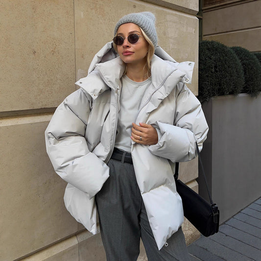 Oversized down jacket for women Chic und Stil