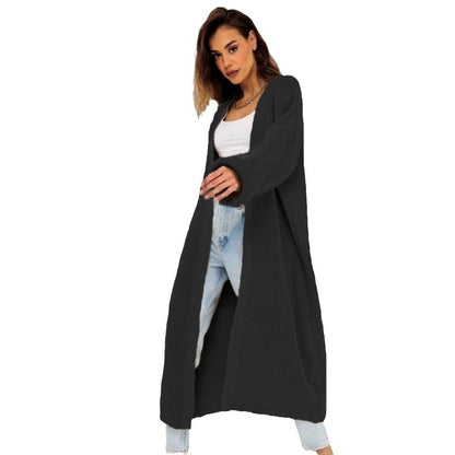 Cardigan en grosse maille pour femmes avec coupe ouverte et élégance décontractée Chic und Stil