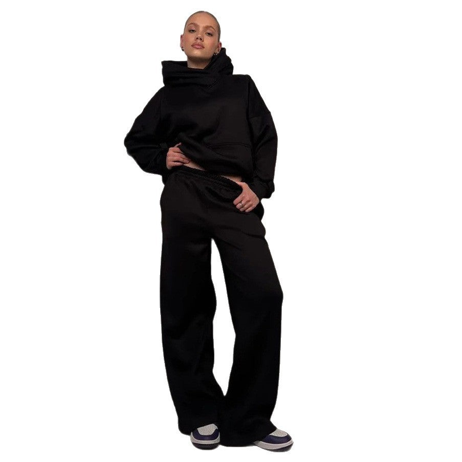 Chic and Style relaxed fit trendy women's hoodie set and loose pants