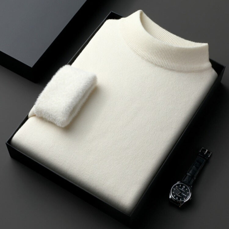 Warm turtleneck pullover for ladies made of high-quality cotton Chic und Stil