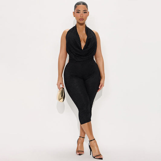 Body ajusté pour femmes avec décolleté plongeant Chic und Stil