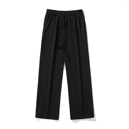 Elegant wide pants for men with elastic waist and side pockets Chic and Style