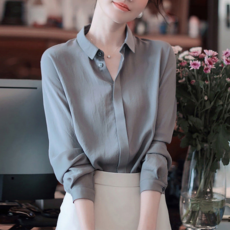 Blouse légère à boutons pour femmes Chic und Stil