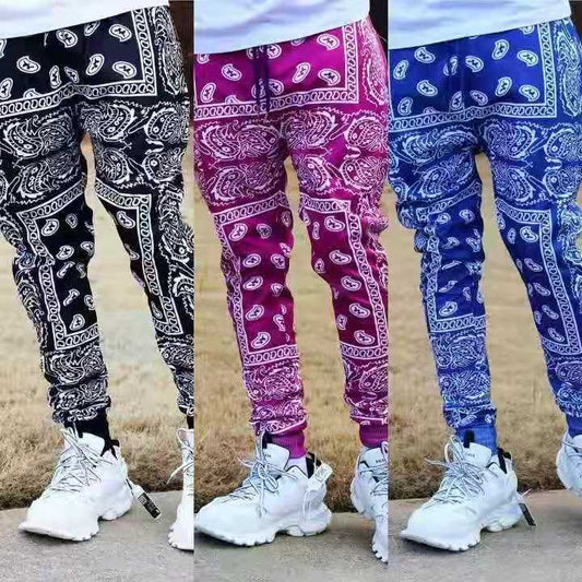 Pantalon de jogging décontracté pour hommes avec motif bandana unique Chic und Stil