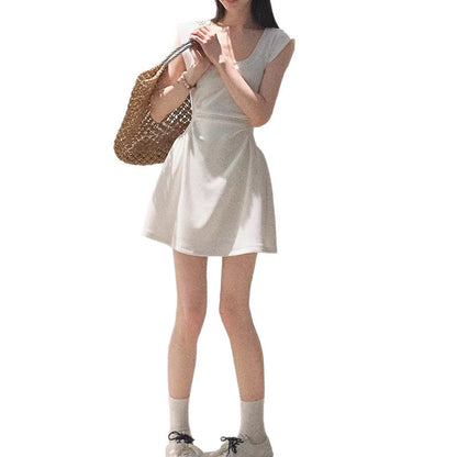 Robe mini ajustée et évasée élégante pour femmes Chic und Stil