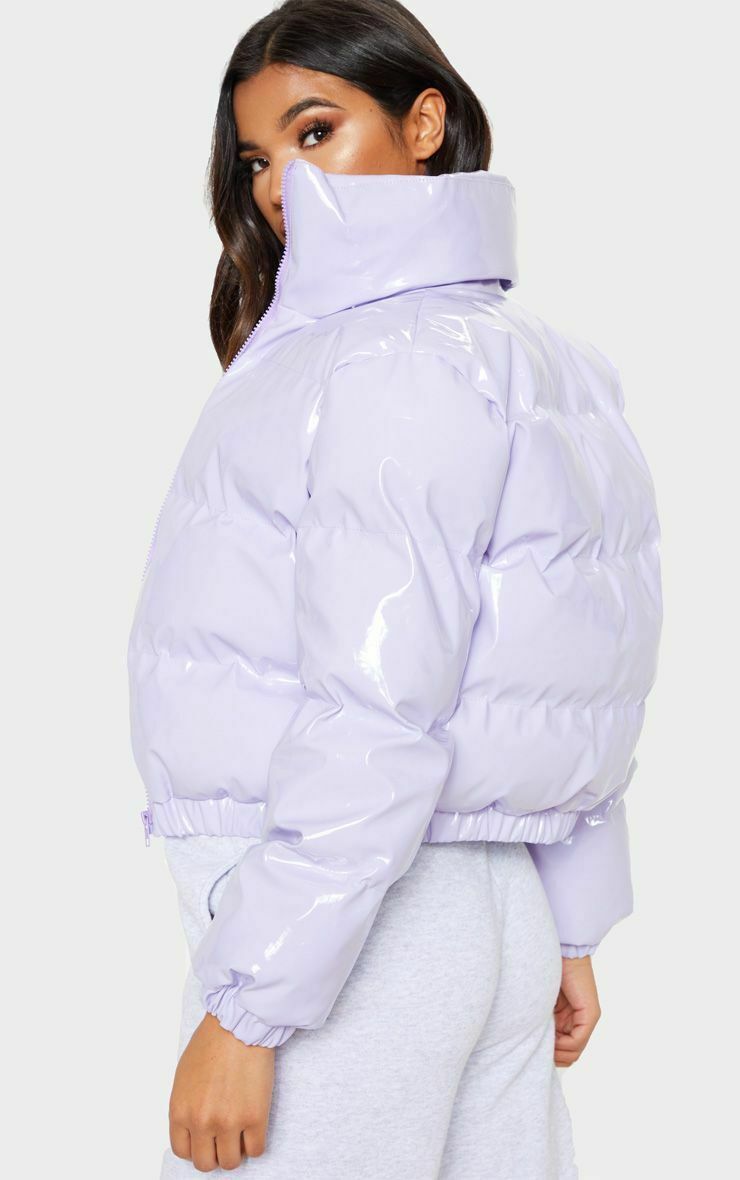 Dames Doudoune courte brillante Chic und Stil