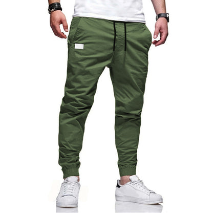 Pantalon cargo stylé pour hommes avec taille élastique et poches latérales pratiques Chic und Stil
