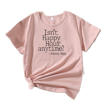 T-shirt graphique citation comédie femmes Chic und Stil