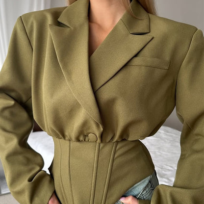 Dame Corsage-top avec des manches volumineuses Chic und Stil