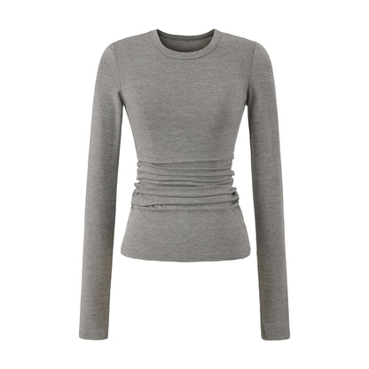 Chemisier à manches longues pour femmes avec fronces Chic und Stil