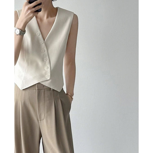 Gilet sans manches ajusté pour femmes Chic und Stil