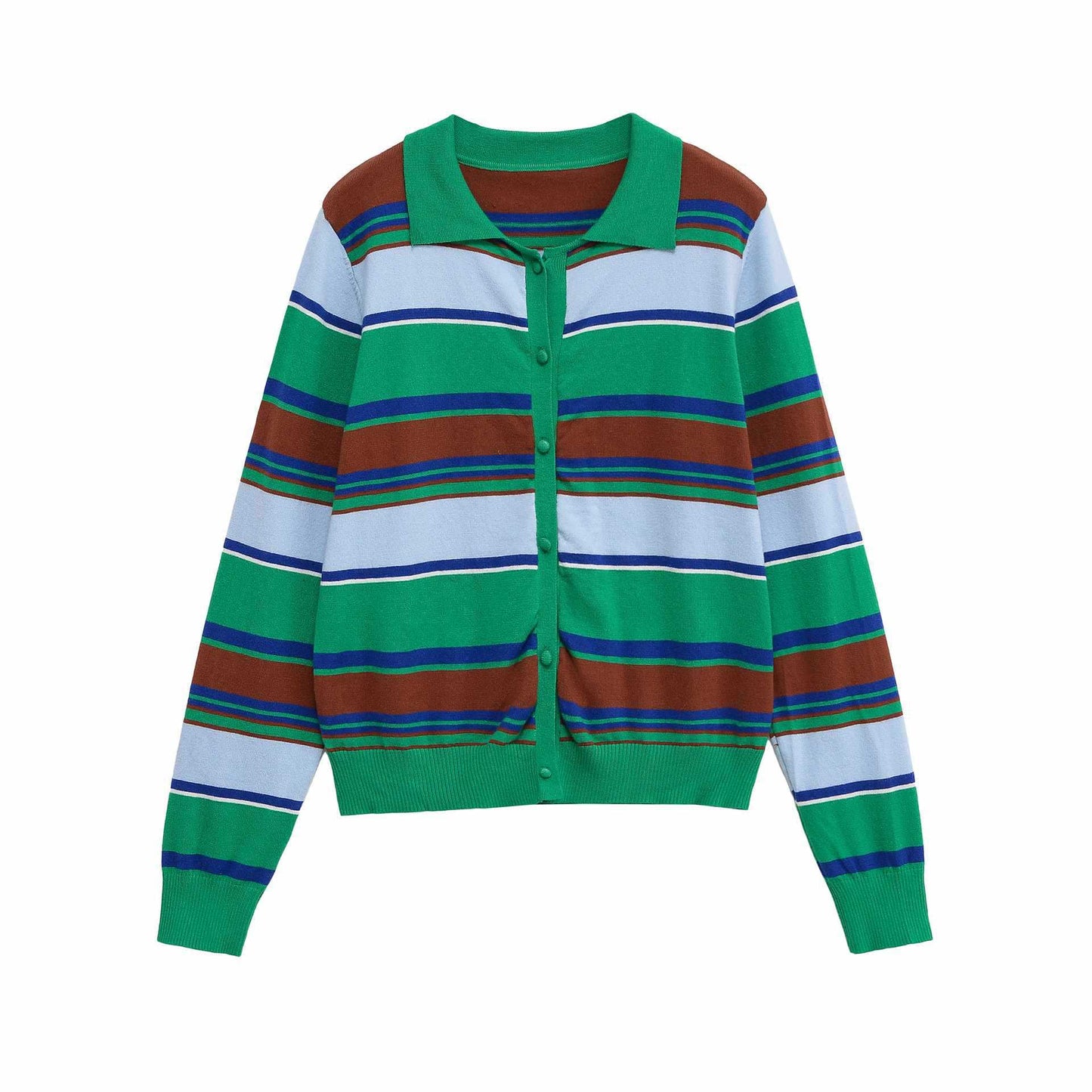 Dames Cardigan en tricot classique avec patte de boutonnage Chic und Stil