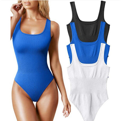Maillot de bain femme à encolure haute côtelée Chic und Stil
