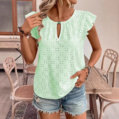 Chemisier pour femmes avec détails œillet Chic und Stil